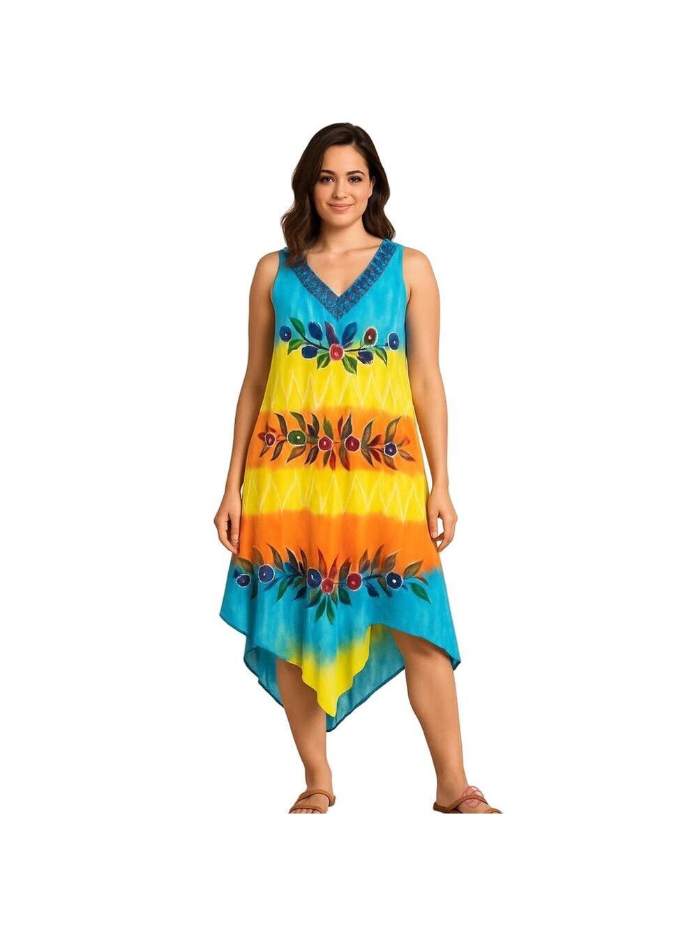EXIST Sleeveless Dress with Beaded Neckline ONE SIZE